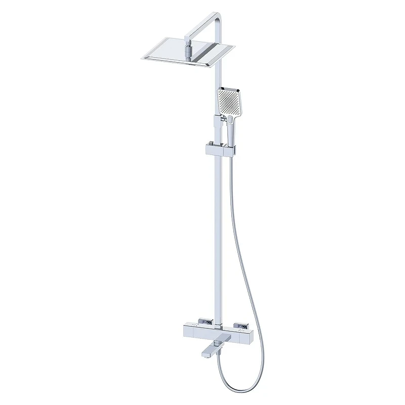 Душевая система Oliveeka D OL-739901-CR с термостатом цвет Хром