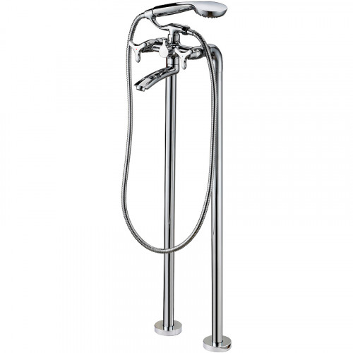 Смеситель для ванны Kaiser Trio 57222 Хром латунь на пол