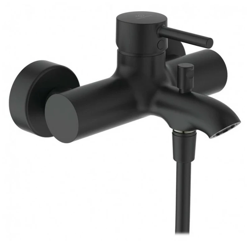 Смеситель для ванны Ideal Standard Ceraline BC270XG Черный шелк латунь на стену