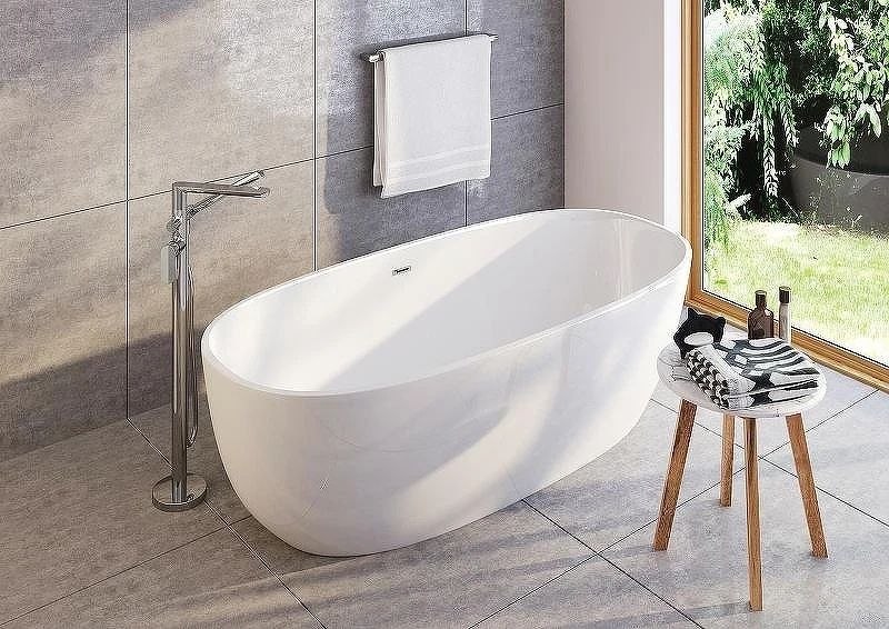 Акриловая ванна Deante Alpinia 170x80 KDU_017W без гидромассажа