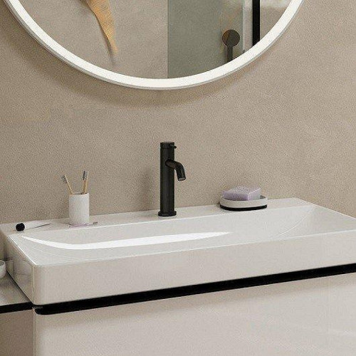 Смеситель для раковины Hansgrohe Tecturis S 73311670 цвет Черный матовый