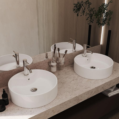 Раковина Aqueduto Espiral 46 ESP0610 цвет Белый глянцевый