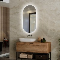 Зеркало Abber Kontur 55 AG6302S с подсветкой с сенсорным выключателем и диммером стекло