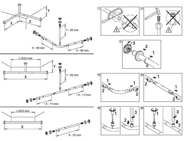 Карниз для ванны Keuco Plan 14939011200 цвет хром