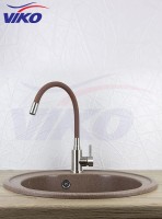 Смеситель для кухни Viko V-4458 Нержавеющая сталь Коричневый нержавеющая сталь