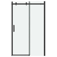 Душевая дверь Grossman Classic 140 100.K33.04.140.21.00 профиль Черный матовый стекло прозрачное