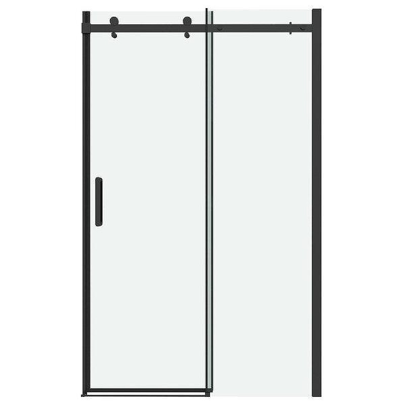 Душевая дверь Grossman Classic 140 100.K33.04.140.21.00 профиль Черный матовый стекло прозрачное