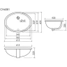 Раковина Ceramicanova Era 62 CN6081 Белая