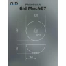 Раковина-чаша Gid Esfera Mnc487 32 54435 цвет Под камень глянцевый