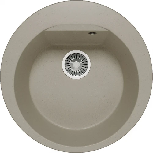 Кухонная мойка Polygran Atol-520 №14 627437 Серый искусственный камень (литьевой мрамор) встраиваемый