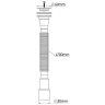 Гофросифон Nova 1209 Белый