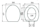 Комплект унитаза Roca Mateo 346200000+ZRU9302822 с инсталляцией Berges Novum L3 040213 с сиденьем Микролифт и клавишей смыва Хром