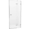 Душевая дверь New Trendy Avexa Chrome 120 R EXK-1450 профиль Хром стекло прозрачное