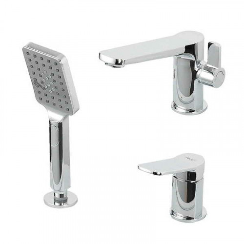 Смеситель на борт ванны Frap H61 F1161 Хром латунь