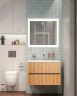 Тумба под раковину Art&Max Torino 80 AM-TORINO-800-2C-SO-BR-P подвесная цвет Бран