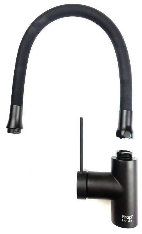 Смеситель для кухни Frap H67-6 F4067-6 Черный матовый