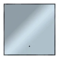 Зеркало 1MarKa Shape 60 Ц0000047089 с подсветкой цвет Черный с бесконтактным выключателем