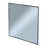 Зеркало 1MarKa Shape 60 Ц0000047089 с подсветкой цвет Черный с бесконтактным выключателем