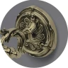 Полка для полотенец Art&Max Barocco AM-2035-Br Бронза