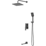 Душевая система Grossman Classic 501.K35.04.420 Графит брашированный латунь встраиваемый