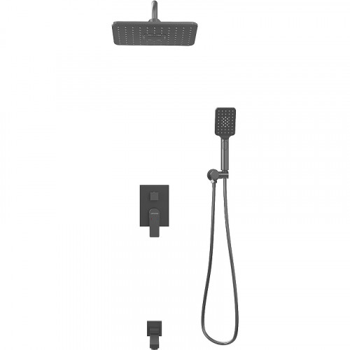 Душевая система Grossman Classic 501.K35.04.420 Графит брашированный латунь встраиваемый