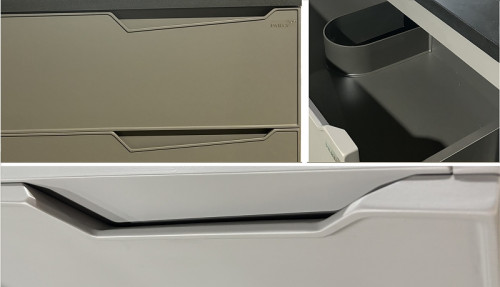 Тумба с раковиной Parly Spa Rhea 60 Rhea60 10128 подвесная Серая матовая