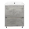Тумба с раковиной Loranto Florena 60 CS00105569 цвет Светлый бетон