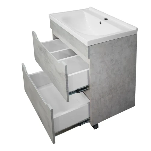Тумба с раковиной Loranto Florena 60 CS00105569 цвет Светлый бетон