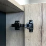 Зеркало со шкафом Comforty Порто 90 00-00009443 Дуб дымчатый МДФ / ЛДСП, стекло