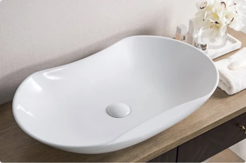 Раковина-чаша BelBagno 66 BB1334 Белая фаянс накладная