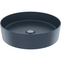 Раковина-чаша Creavit Loop 45 LP145-00BM00E-0000 Базальт фарфор накладная