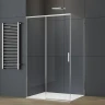 Душевой уголок Vincea Soft 2 100x80 VSR-3SO28010CL профиль Хром стекло прозрачное