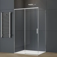 Душевой уголок Vincea Soft 2 100x80 VSR-3SO28010CL профиль Хром стекло прозрачное