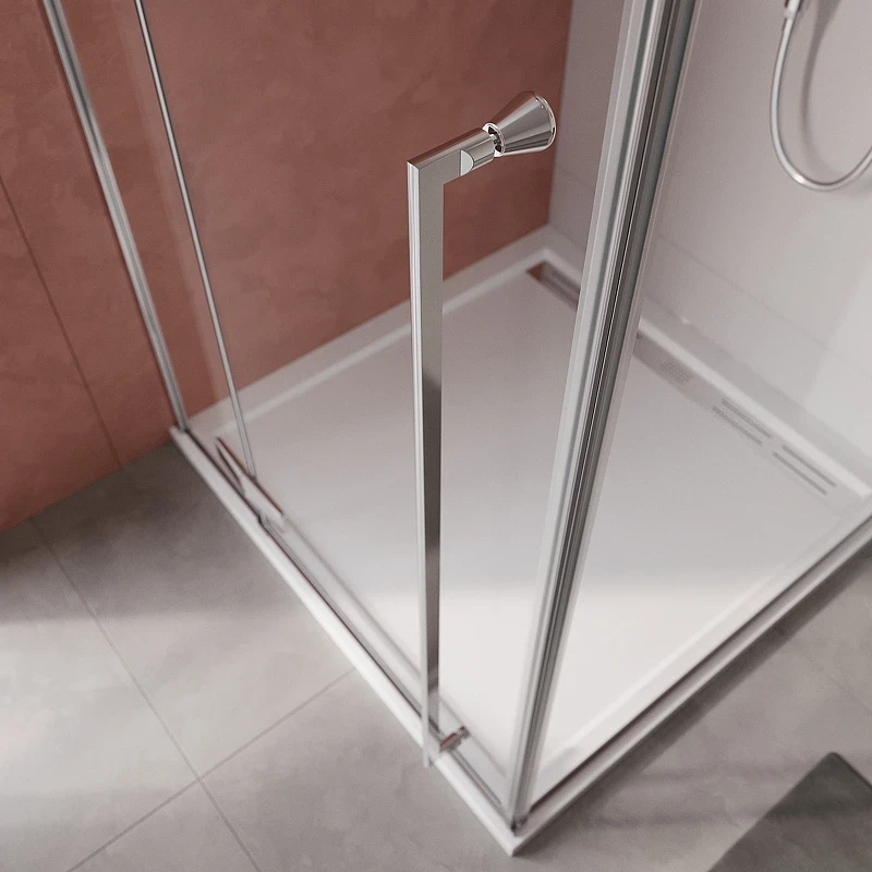 Душевой уголок Cezares Liner 120x90 L LINER-AH-1-120/90-C-Cr-L профиль Хром стекло прозрачное