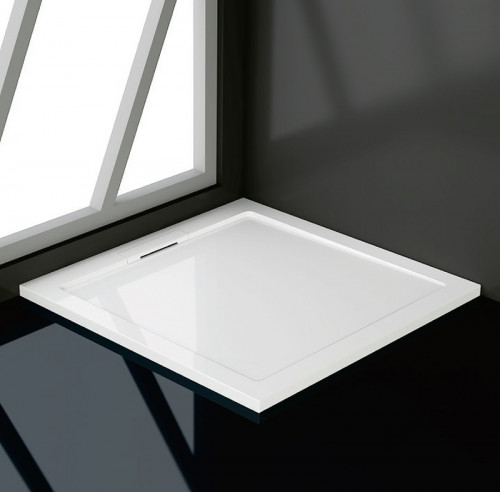 Душевой поддон из искусственного камня WeltWasser TR S 90x90 10000002765 Белый