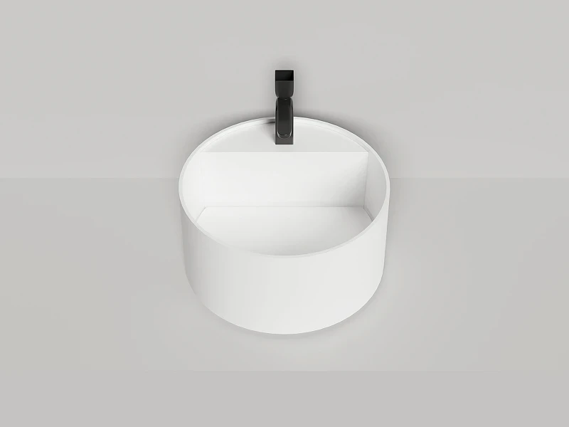 Раковина накладная Salini Armonia Round Top 02 45 130412TG цвет Белый
