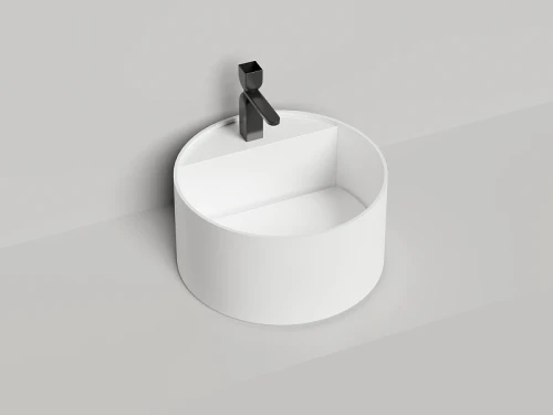 Раковина накладная Salini Armonia Round Top 02 45 130412TG цвет Белый