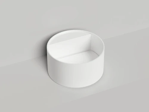 Раковина накладная Salini Armonia Round Top 02 45 130412TG цвет Белый