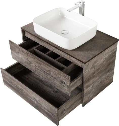 Тумба под раковину BelBagno Kraft 80 KRAFT-800-2C-SO-PP подвесная Pino Pasadena МДФ / ЛДСП