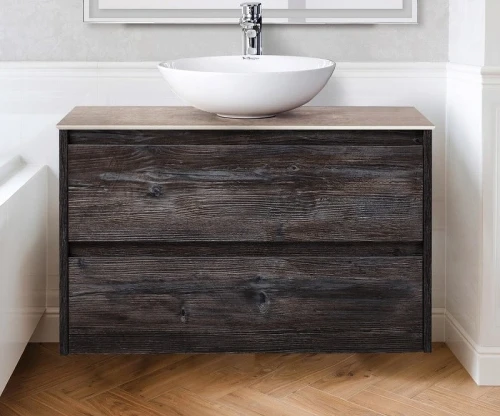 Тумба под раковину BelBagno Kraft 80 KRAFT-800-2C-SO-PP подвесная Pino Pasadena МДФ / ЛДСП