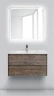 Тумба под раковину BelBagno Kraft 80 KRAFT-800-2C-SO-PP подвесная Pino Pasadena МДФ / ЛДСП