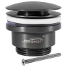 Донный клапан Hansberge H107BG click-clack цвет Графит