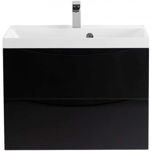 Тумба под раковину BelBagno Marino 70 MARINO-700-2C-SO-NL-P подвесная Nero Lucido МДФ / ЛДСП