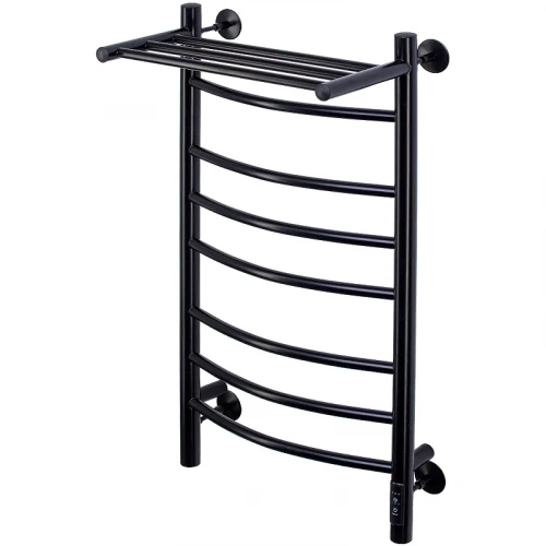 Электрический полотенцесушитель Comfysan Noumi EC-8 80x50 014070 с полкой Черный матовый