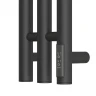 Электрический полотенцесушитель APEXTERMO Luna 1100x120 LN10112BM с крючками цвет Черный матовый