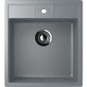 Кухонная мойка Ulgran Classic U-406-309 Темно-серая искусственный камень (литьевой мрамор) встраиваемый