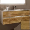 Тумба с раковиной SanVit Кубэ-2 70 kkube2070 с фактурой под дерево подвесная Акация светлая МДФ / ЛДСП