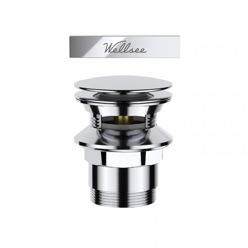 Слив-перелив Wellsee Useful Extras 231916000 click-clack цвет Хром