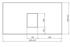 Столешница под раковину Allen Brau Infinity 85 1.21011.M Мрамор искусственный камень (литьевой мрамор)