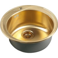 Кухонная мойка ZorG Bronze Штам SZR-510/205-BRONZE Бронза нержавеющая сталь встраиваемый
